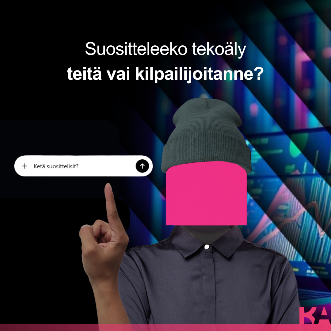 Kamu webinaaritallenne: Suositteleeko tekoäly teitä vai kilpailijoitanne?